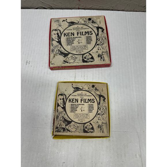 Mighty Mouse Winning The West Super 8MM Film and Bugs Bunny in Unruly Hare 8mm - Picture 3 of 3